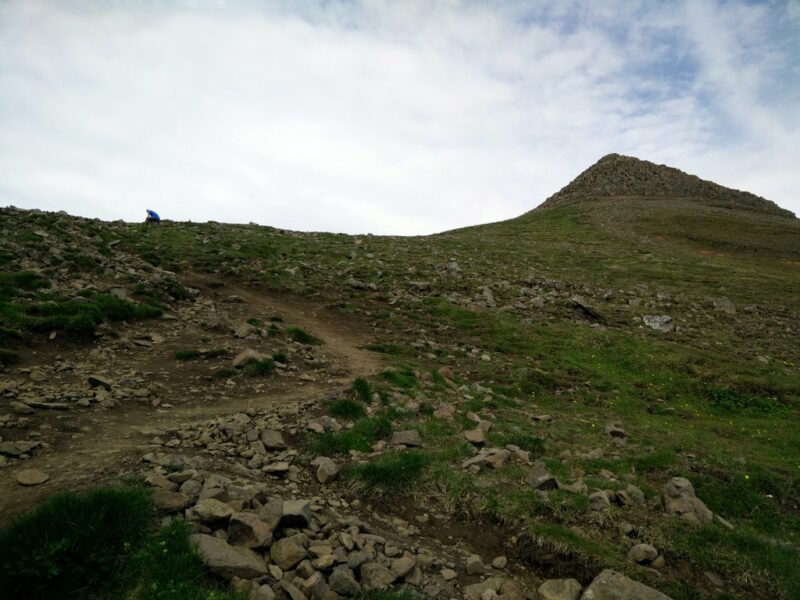 Mount Esja - reaching Steinn