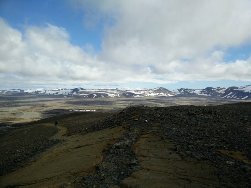 Helgafell Towards the Top