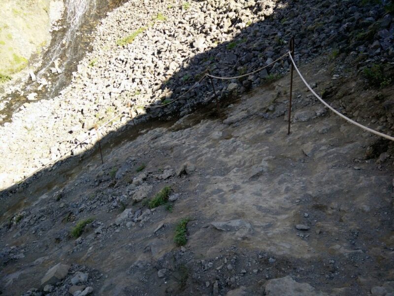 Glymur Trail Exposed Areas