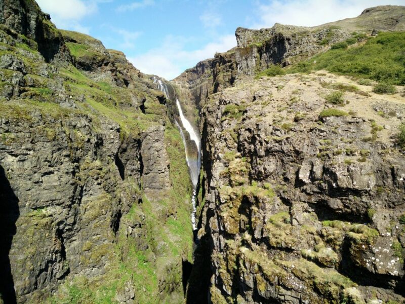 July - Glymur Waterfall