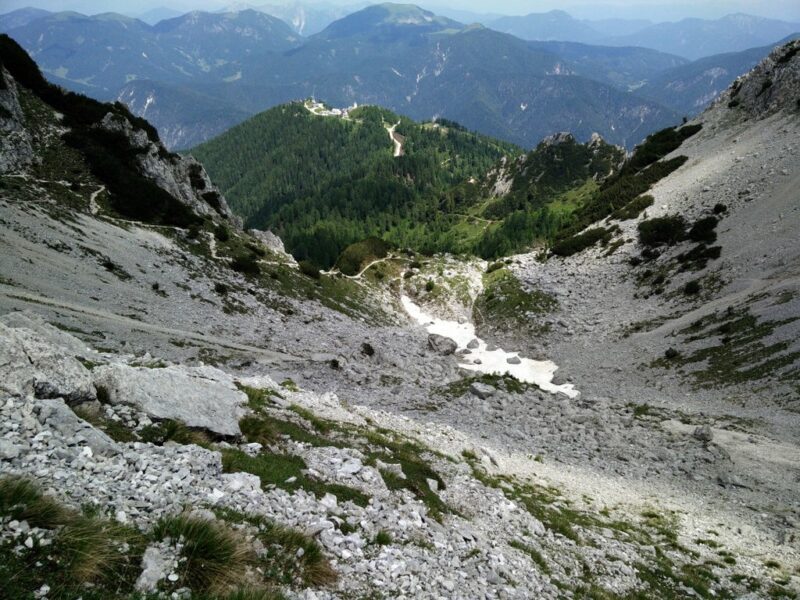 Cima del Cacciatore - The scree was rather steep