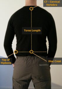 How to measure your torso length