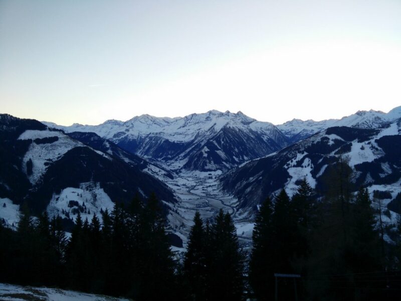 Grubereck Trail - View on the valley