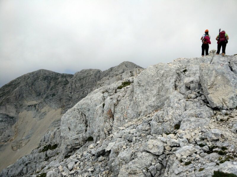 Kanin Trail - Climbing towards the peak