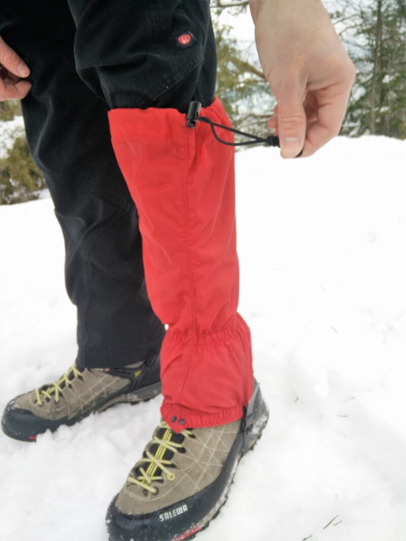 How to put on gaiters 6