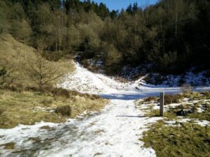 Mols Bjerge Trail – Tiny bit of snow