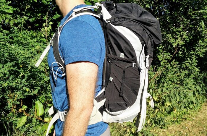 How to fit a backpack