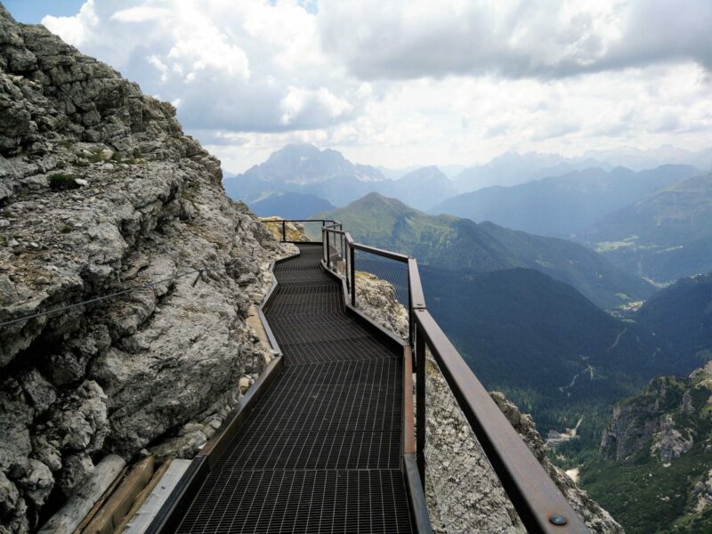 Passo Falzarego – Lagazuoi Trail Bridge