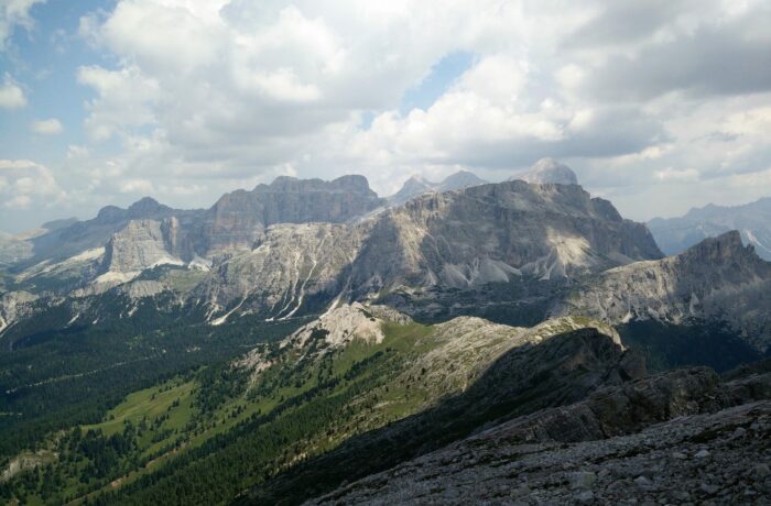 Cima Setsass Trail - View towards north-east