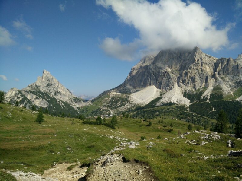 Croda Negra Trail - Trail after Passo Falzarego