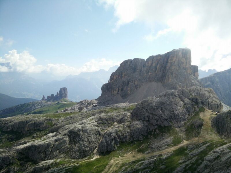 Croda Negra Trail - View on Averau