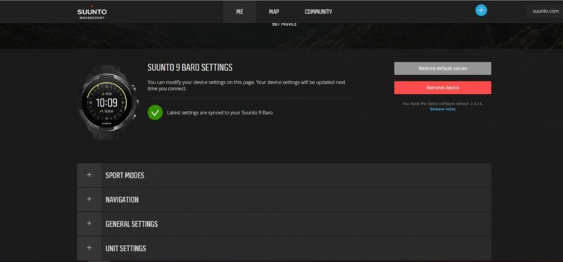Movescount Web App