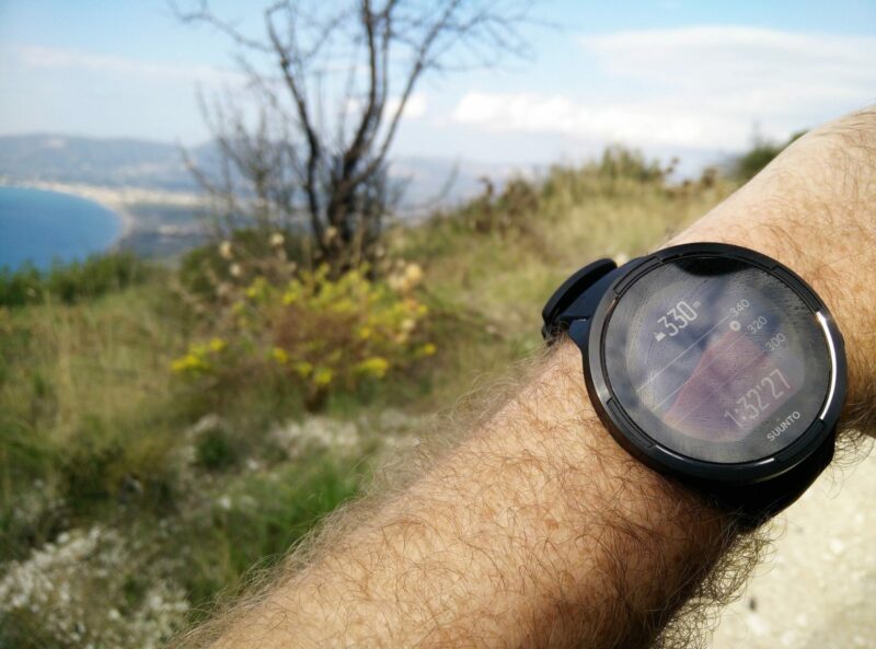 Suunto 9 Baro - Hiking mode altitude graph
