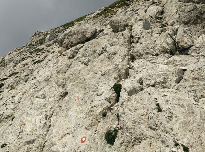 Ojstrica Trail - Eastern path is steep