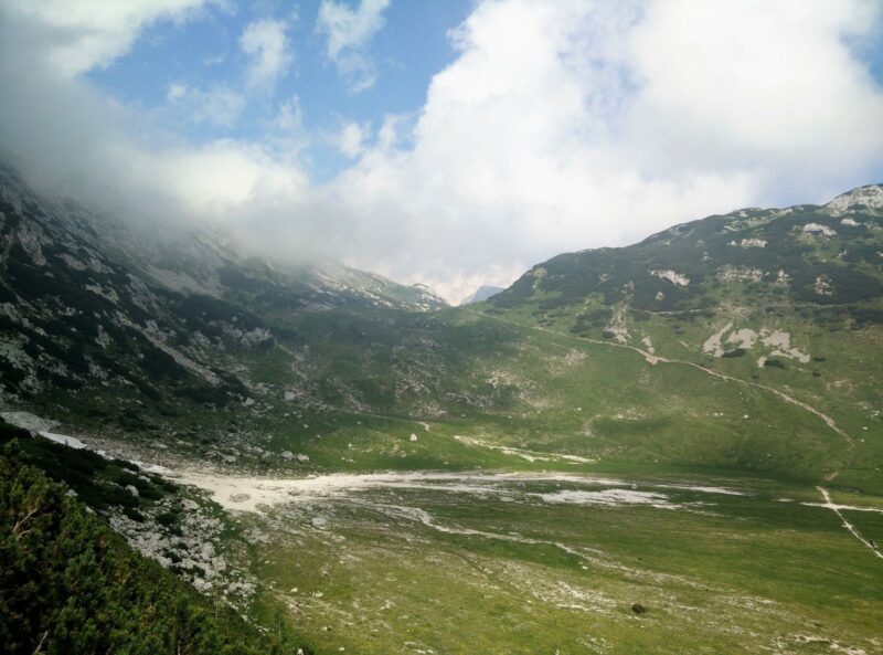 Ojstrica Trail - View from the Kocbekov Dom mountain hut