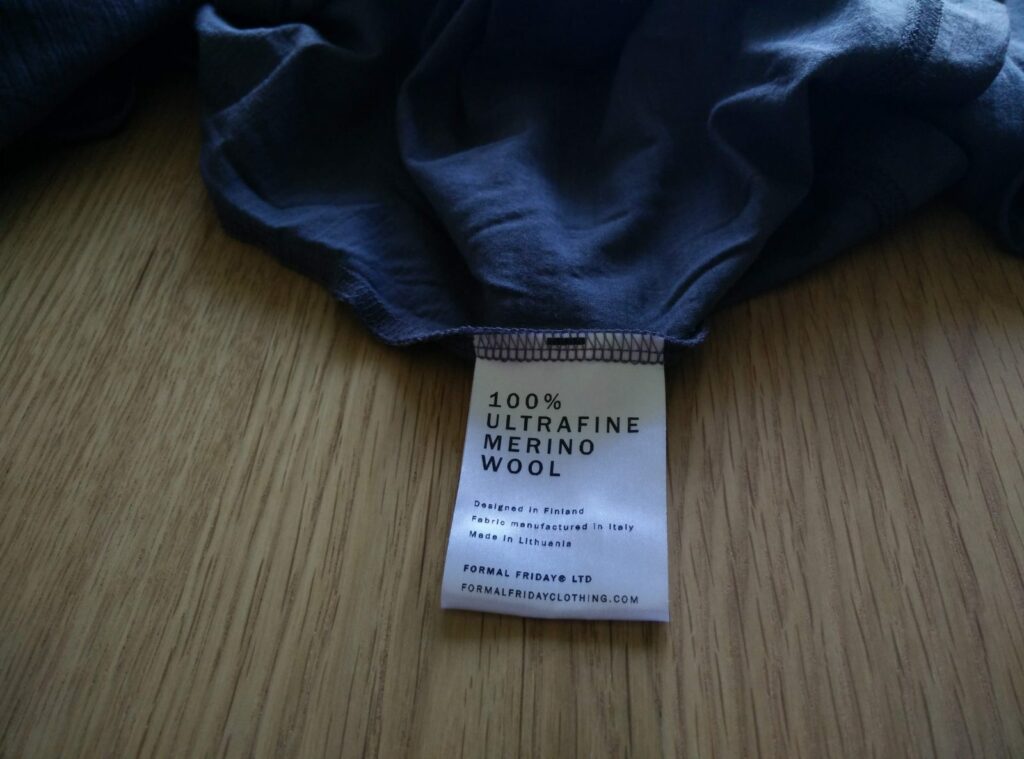 Formal Friday Merino T-Shirt - Label