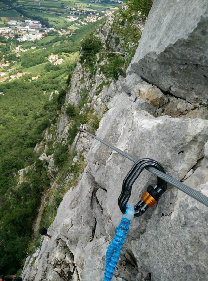 Otmarjeva Pot Via Ferrata - Exposed terrain
