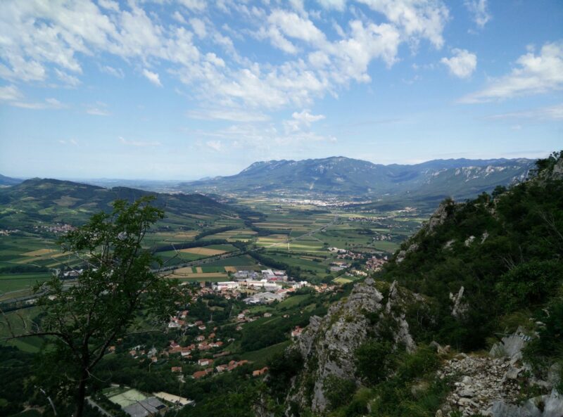 Otmarjeva Pot Via Ferrata - View from the trail