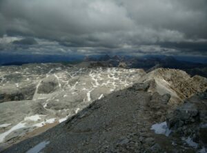 Piz Boe Trail - View from the peak