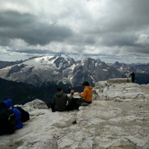 Piz Boe Trail near Arabba in the Dolomites