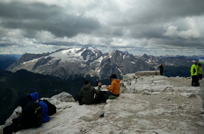 Piz Boe Trail - View from the top