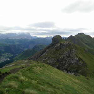 Sass Ciapel Trail near Arabba in the Dolomites