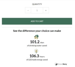 Wama's website tells how much saved water and energy