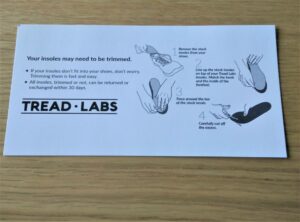 Tread Labs Pace Insole - The Pace insole can be trimmed for good fit