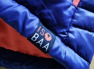 Isobaa Merino Wool Insulated Jacket - Hem logo and sturdy nylon outer layer