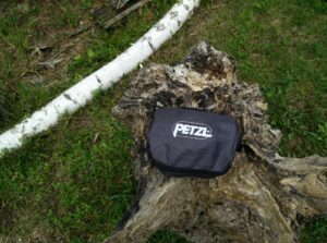 Petzl Scorpio Via Ferrat Set: Packed in the pouch it's super small