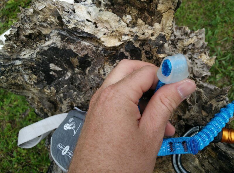 Petzl Scorpio Via Ferrat Set: The short arm comes without a carabiner