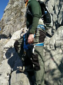 CimAlp Laos Hiking Pants: The pants were great for via ferrata trails due to stretchy fabric which provides good freedom of movement