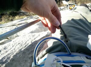 CimAlp Laos Hiking Pants: Zippers of hand pockets have pull loops so it's easy zip/unzip the pocket
