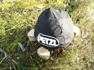Petzl Sirocco Climbing Helmet: The helmet comes with a pouch