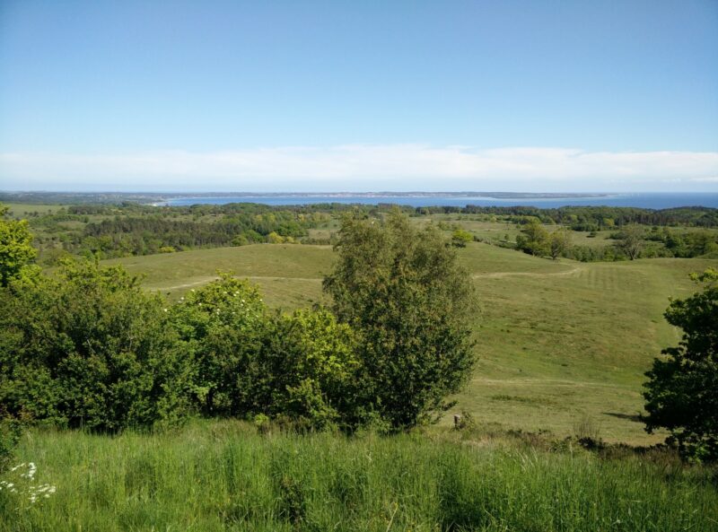 Agri Bavnehøj trail - view from the top