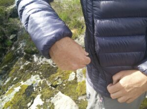 Dark Peak Nessh Down Jacket: Hand pockets are spacious