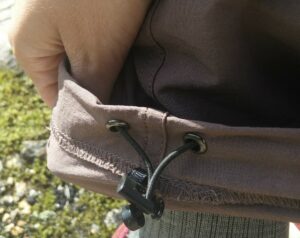 CimAlp Interstice Light Hiking Pants - drawcord toggle is also attached to inside of bottom hem