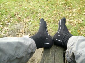 Lasting WLS Hiking Merino Socks: Not much cushioning