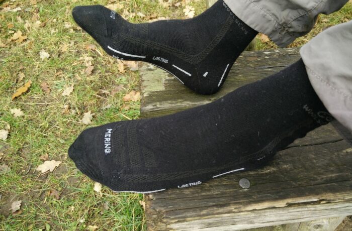 Lasting WLS Hiking Merino Socks: Thin fabric makes them perfectable for summer