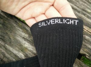 Silverlight Hiking Socks: Elastic cuffs