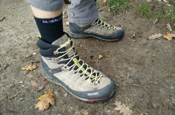 Silverlight Hiking Socks: Wearing the socks on trails