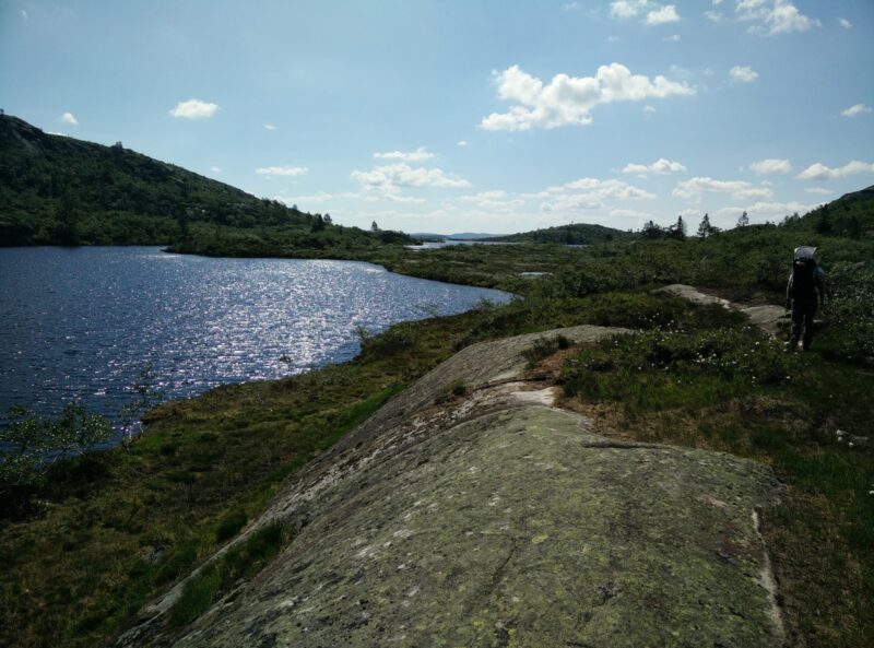 vitevatn Trail - making our way along the western side