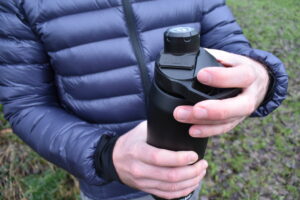 CamelBak Chute Mag Vacuum Bottle - coated surface makes it easier to handle the bottle