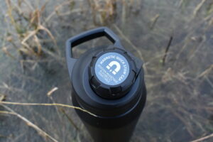 CamelBak Chute Mag Vacuum Bottle - some heat does escape as the cap gets warm when filled with hot fluid