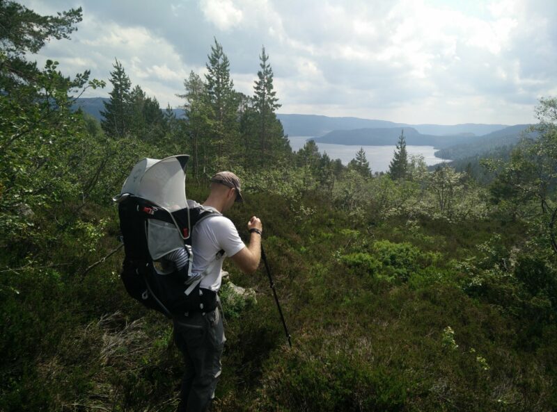 Gjuvvatnet Hiking Trail - weather got better before descending down to the lake