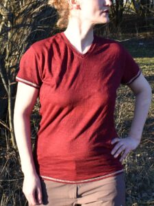 Arms of Andes Alpaca 110 Naturally Dyed T-shirt - front