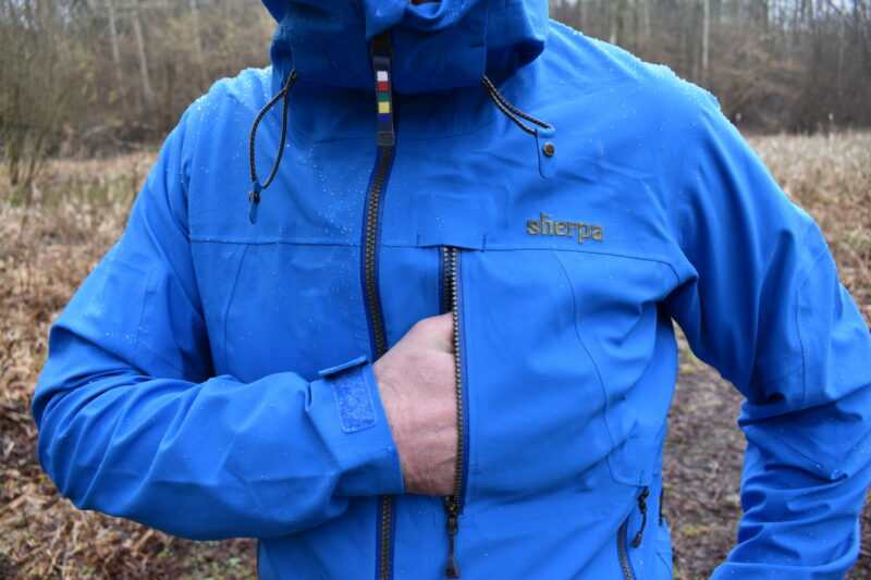 Sherpa Makalu Jacket: The chest pocket