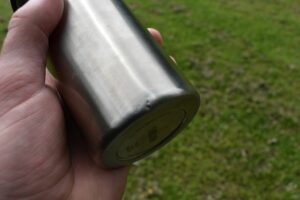 CamelBak MultiBev Bottle: The dent after it fall on the ground