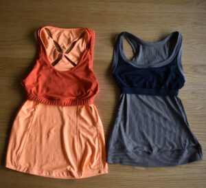 The built-in bra in a tank top is usually a compression bra