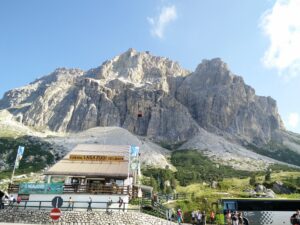 You can reach multiple destinations in the Dolomites by bus